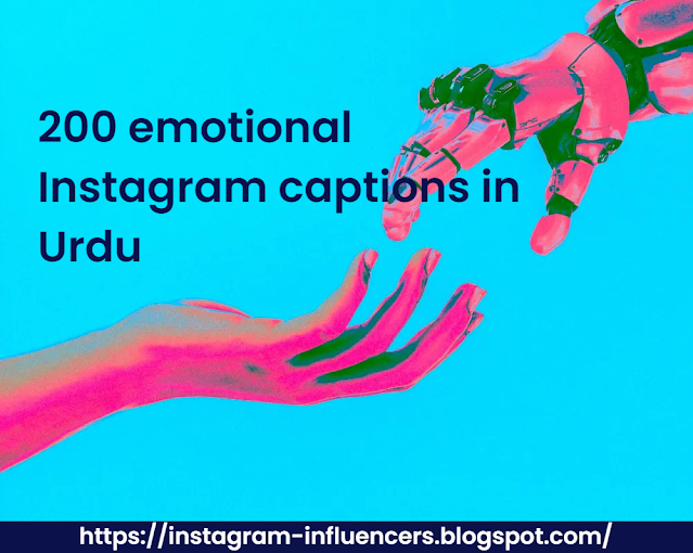 Urdu Captions for Instagram post