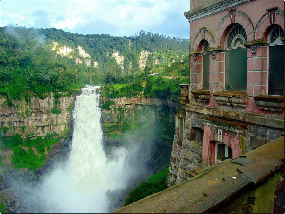 Hotel terbiar yang dikatakan berhantu. Tequendama Falls