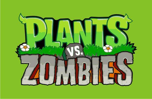 Plants vs Zombies Logo  Vector Game