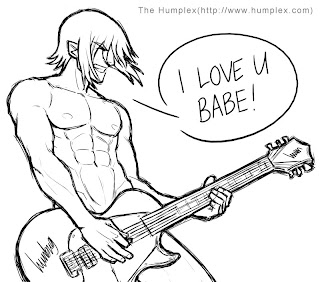Cyl's naked guitar