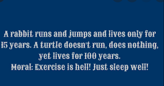 Exercise Is Hell, Just Sleep Well