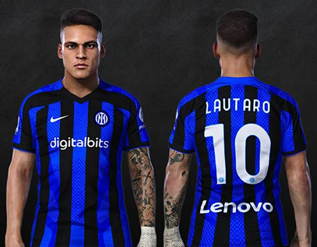 Inter Milan New Leaked Home Kits Season 2022-2023 For eFootball PES 2021
