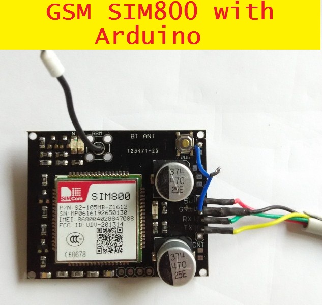 Smart Home Security System using Arduino and SIM800 GSM/GPRS Module