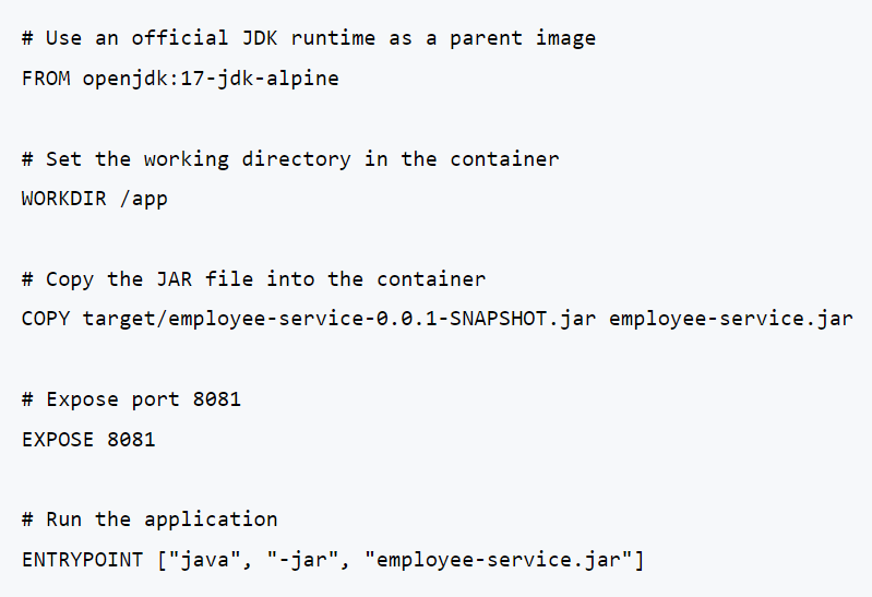 Spring Boot Microservices with Docker Example