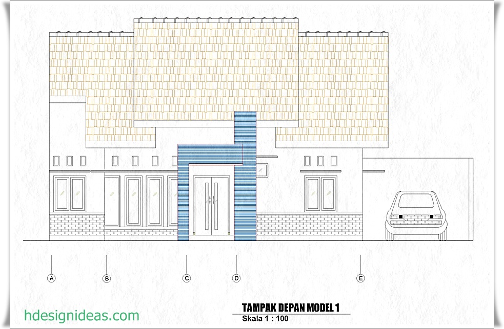  Denah  Rumah  Ukuran  10 x 10  m  Home Design and Ideas