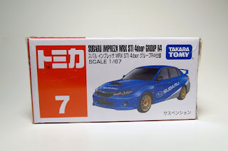 tomica Subaru Impreza WRX STi 4-Door Group R4