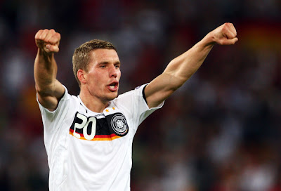 Lukas Podolski World Cup 2010 Celebration