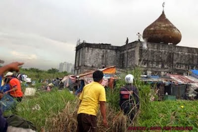 Taufan Haiyan adalah bala kerana merobohkan masjid
