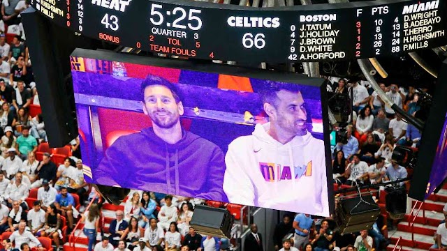 “Magic man in the building tonight” – NBA fans marvel over Messi presence as Kaseya Center Erupts in Cheers