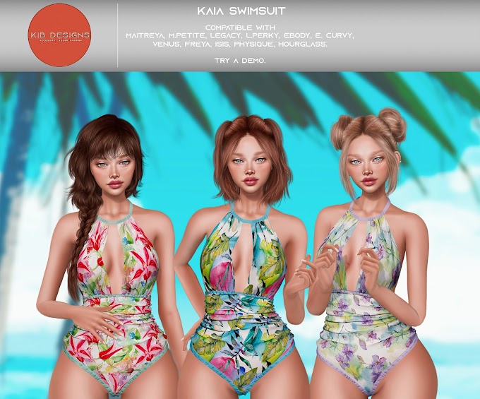 KiB Designs - Kaia Swimsuit Exclusives @Energy Weekend Price 16 Sept.