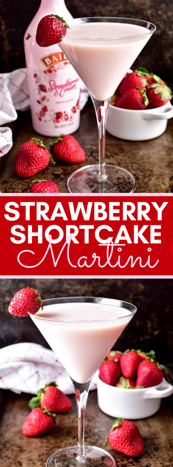 STRAWBERRY SHORTCAKE MARTINI #drinks #dessert STRAWBERRY SHORTCAKE MARTINI #drinks #dessert