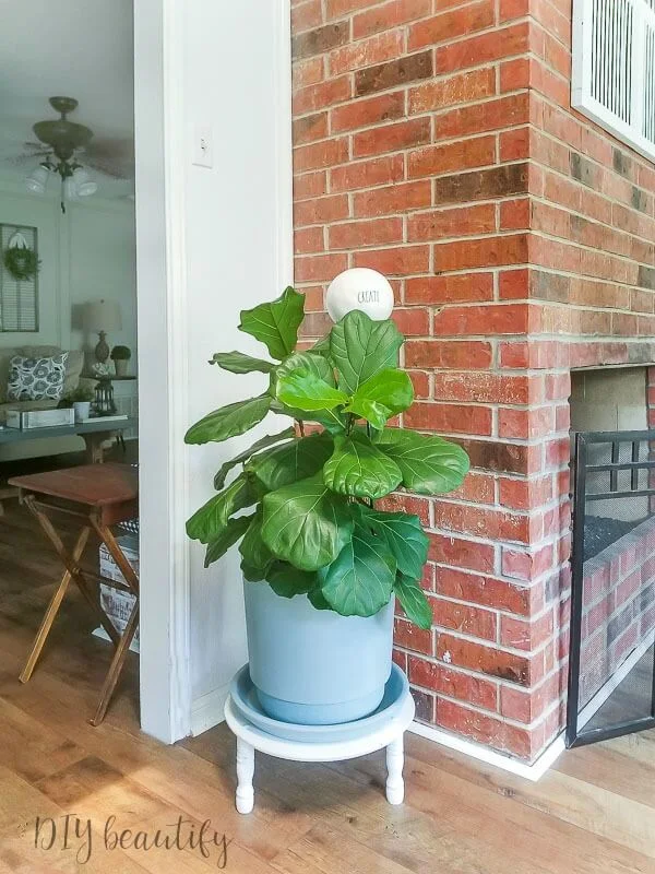 painted flower pot