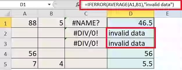 IF ERROR function in excel | use , examples in hindi