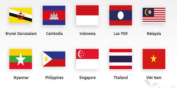 Gambar Bendera  Dan Lambang Negara  Asean  Tempat Berbagi 