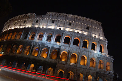 The Colosseum Rome Italy In Night