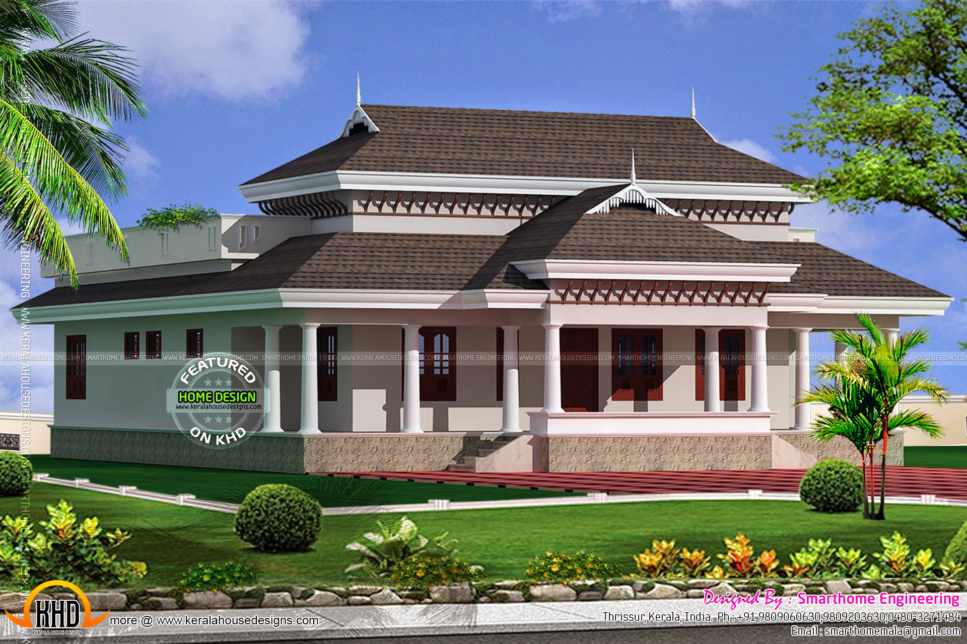  Kerala  model  traditional house  Kerala  home  design  and 