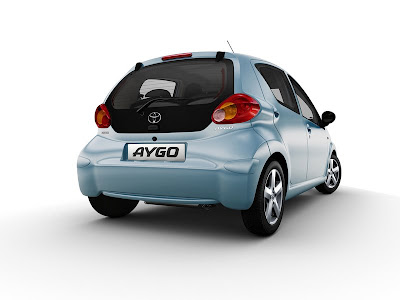 Toyota Aygo blue