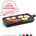 Electric Griddle for Pancakes, Burgers, Quesadillas, Eggs & other on the go Breakfast, Lunch & Snacks