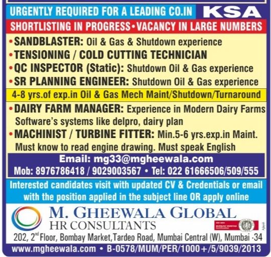 M. Gheewala Global Hr Consultants