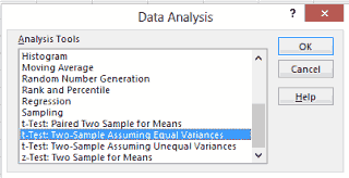 toolpak analysis