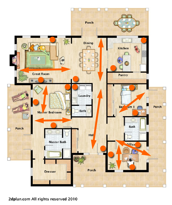 Where to Put Structured Wiring Wall Jacks