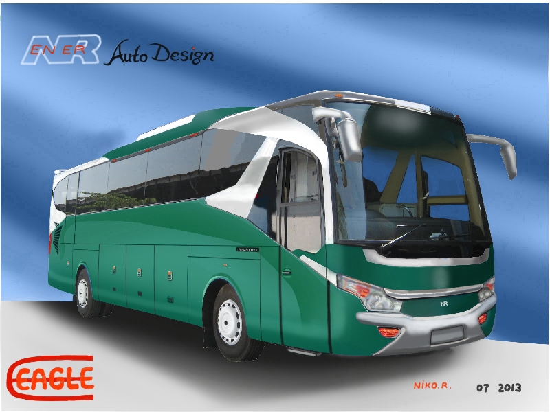  Design  bus  3D Eagle