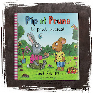 Pip et Prune, le petit escargot -  d'Alex Scheffler, Editions Gallimard Jeunesse (2021), un livre jeunesse sur le bruit et le calme