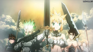 ドクターストーンアニメ 1期9話 コハク 石神千空 金狼 銀狼 Dr. STONE Episode 9