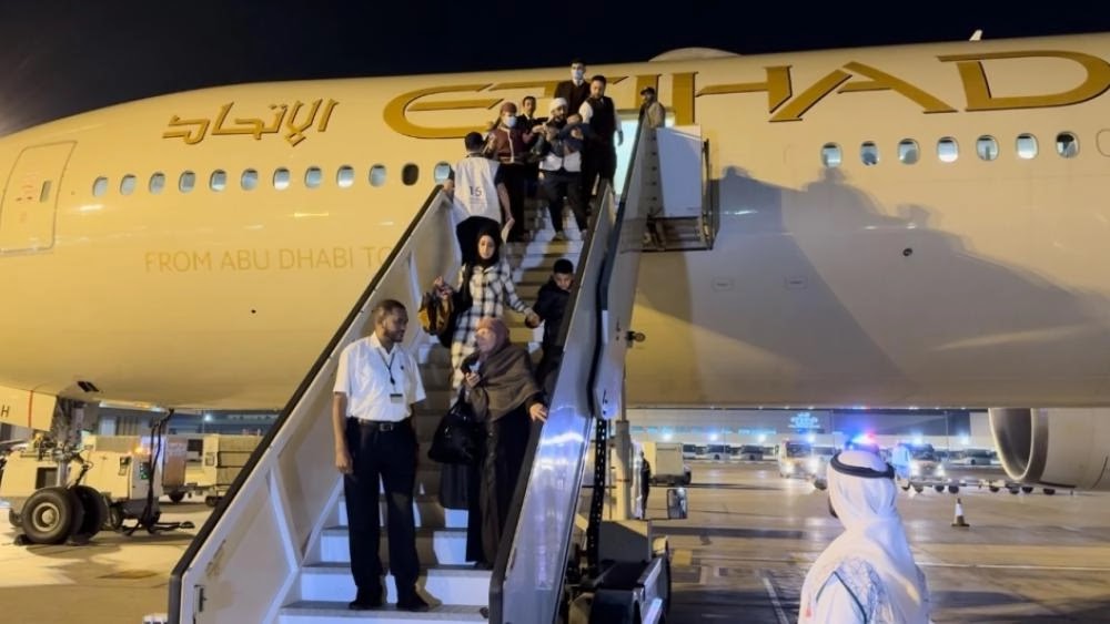 وصول المصابين الفلسطنين