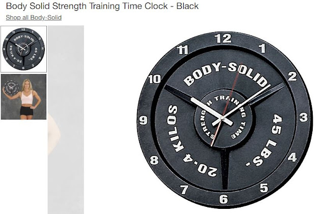 weight plate clock frugal fitness