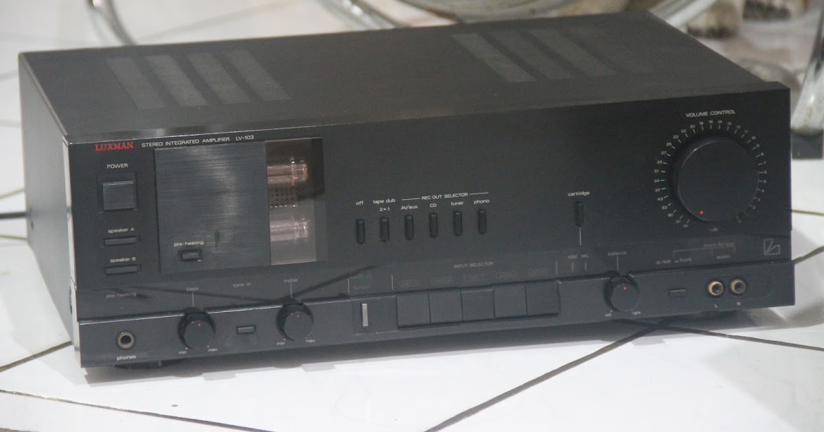 Audio2nd: Luxman LV-103 Amplifier Hybrid (SOLD)