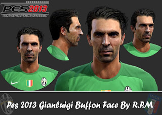 Face Gianluigi Buffon - Juventus 2016 Pes 2013