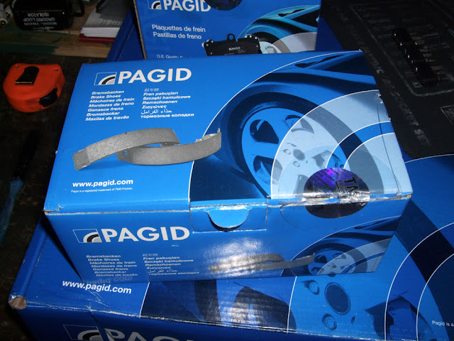 Pagid 330d Handbrake Shoes Box