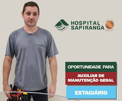 Hospital abre vaga para Auxiliar de Manutenção e Estagiário em Sapiranga