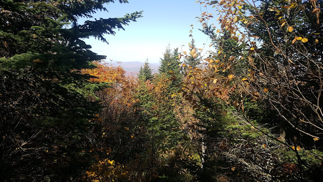 Point de vue lors de la montée vers le mont Echo