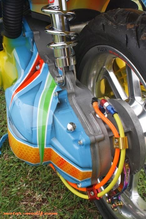 Berikut Kumpulan Gambar Modif Yamaha Xeon Airbrush Keren 