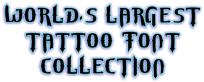 Tattoo Letter Designs English of the past Old English fonts look best on