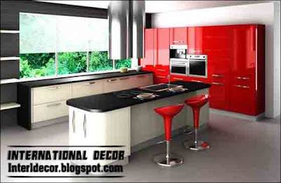 Interior Decor Idea: New Classic Red kitchen Designs - kitchen ...