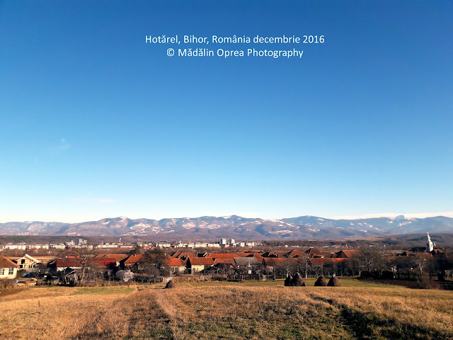 Hotarel, Bihor, Romania decembrie 2016 ; satul Hotarel comuna Lunca judetul Bihor Romania