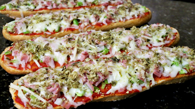 Baguette pizza