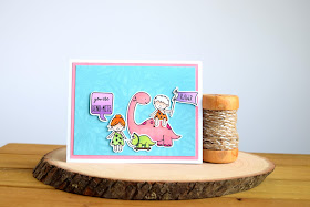 Dinosaur Card featuring Neat and Tangled Prehistoric by Jess Crafts #neatandtangled #jesscrafts