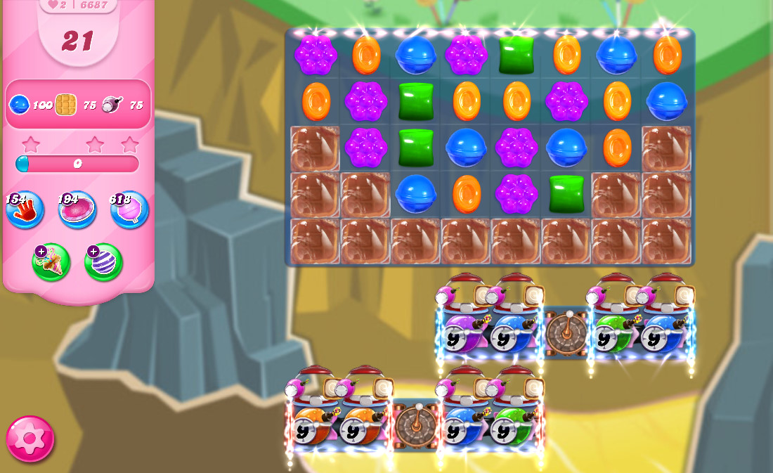 Candy Crush Saga level 6687