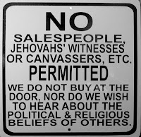No Jehovah's Witnesses