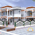 Indian home design with plan 5100 Sq. Ft. home appliance