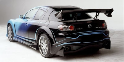 Mazda RX-8 drifting car