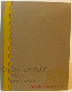 stampin up, card