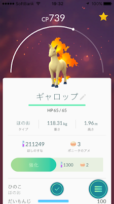 ポケモンGO ギャロップ