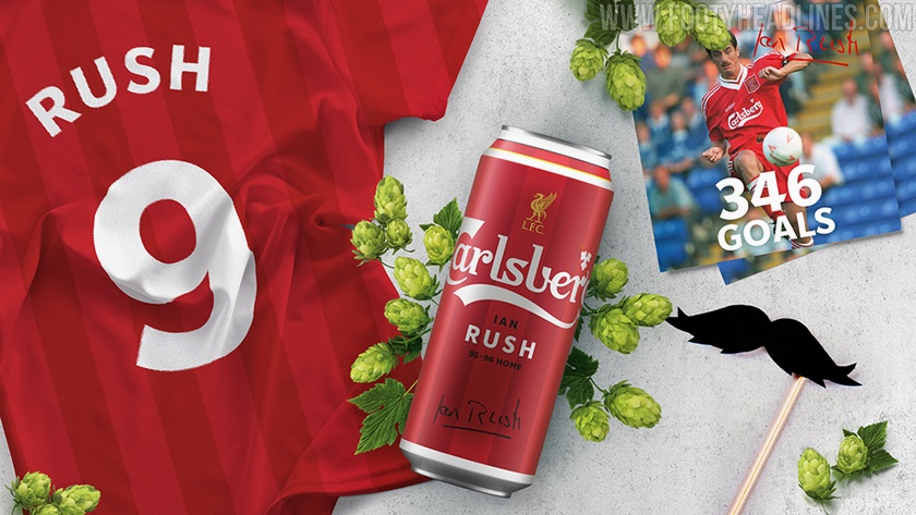 Byttehandel Sandet skitse Carlsberg and Liverpool Celebrate 30th Anniversary with Amazing Beer Cans  Based on Old LFC Football Shirts - Footy Headlines