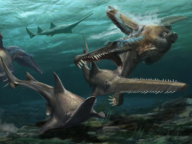 Spinosaurus aegyptiacus  —  первый известный науке плавающий динозавр
