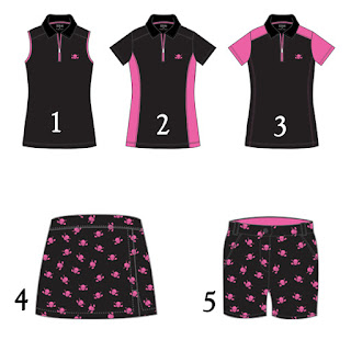 tattoo golf clothing's new women's golf shirts and golf skorts